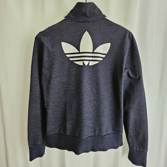 Adidas Blue & White Track Jacket - Picture 8 of 16